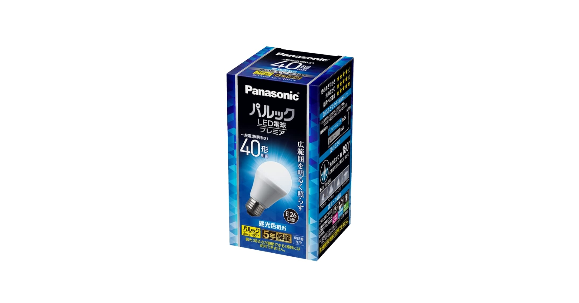 パナソニック LED電球 40形 E26口金 LDA4D-GSK4CF 6個 Amazon | パナソニック LED電球 口金直径26mm 電球40W形相当